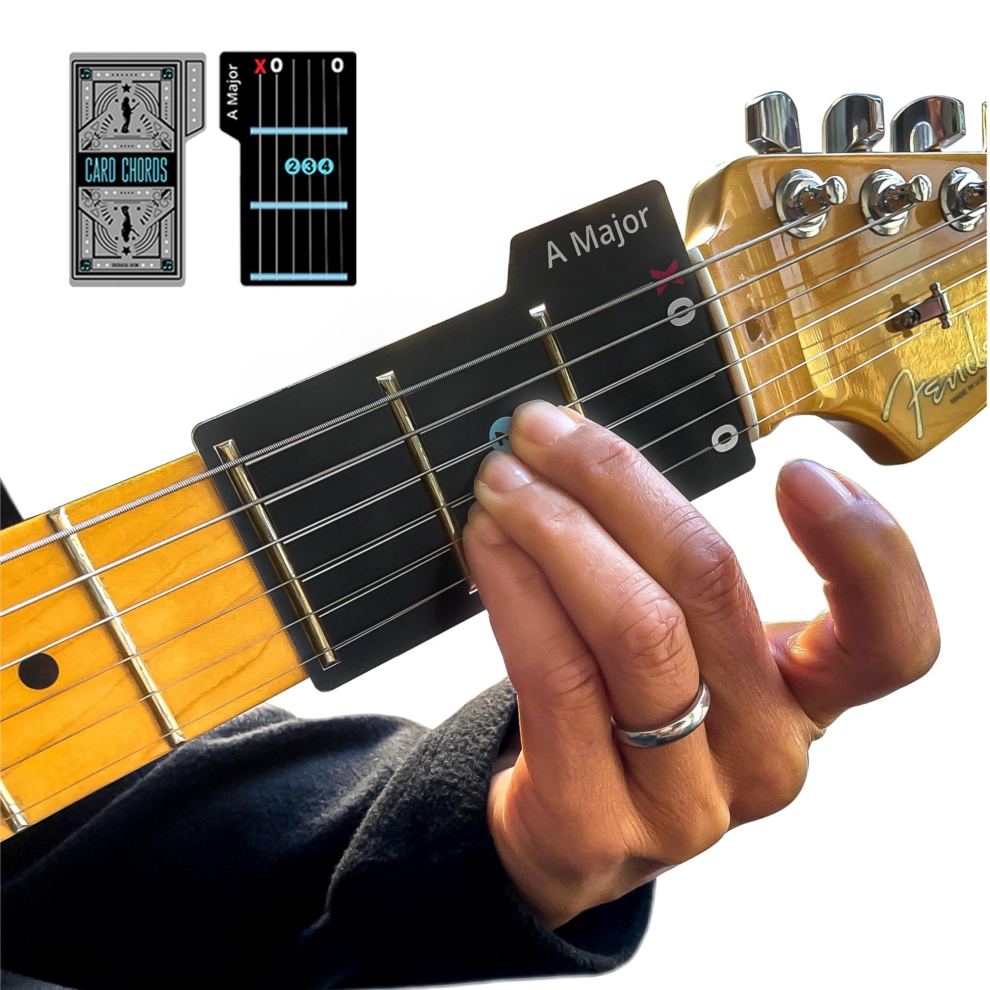 Basic Chords At Your Fingertips Card Chords Simplifies Leaning 