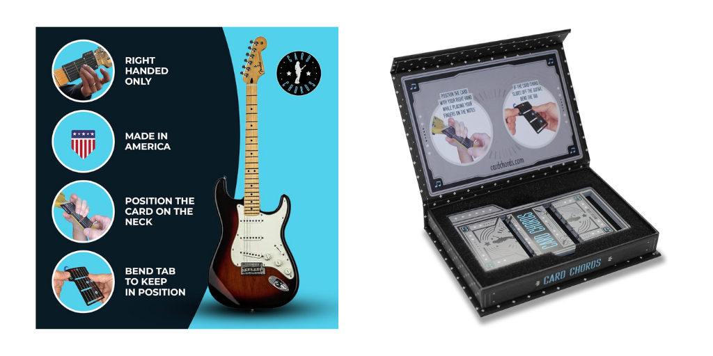 Card Chords for Strat Guitars